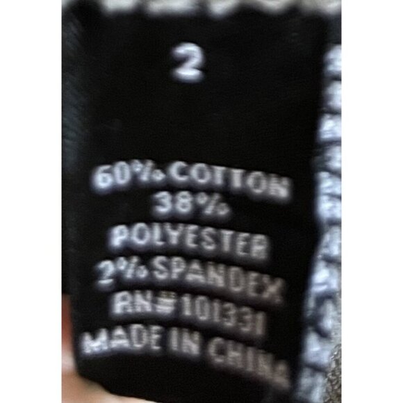 Refuge High Rise Stretch Shorts Gray Size 2 Cotton Blend - Picture 2 of 4